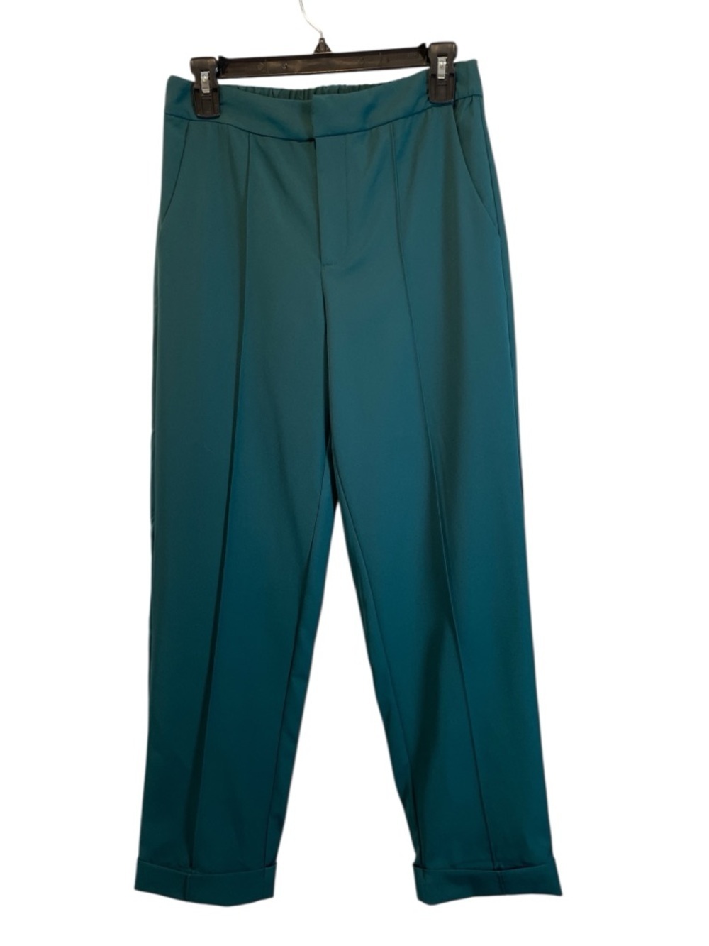 Fate Teal Ankle-Length Cropped Trouser size M